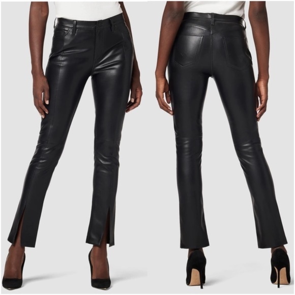 Hudson Barbara Beauty Vegan Leather Pants - Picture 6 of 9